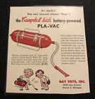 1950’s Campbell Kids Battery Powered Pla-Vac Magazine Print Ad