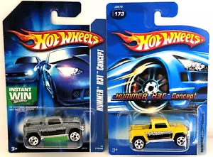 2006 HOT WHEELS - HUMMER H3T CONCEPT - LOT OF 2 DIFFERENT VARIATIONS - NICE - Picture 1 of 2