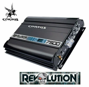 CORZUS REVOLUTION MD7500 7.5K W RMS 1 Channel 1 OHM Low Volt Amp w/ DSP - Picture 1 of 4