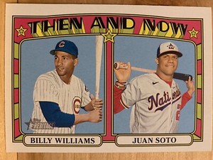 2021 Topps Heritage - Then and Now - Billy Williams & Juan Soto