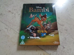 Disney classic BAMBI OOP rare FIRST Edition DEBOSSED Blu-ray SteelBook ZAVVI - Picture 1 of 11