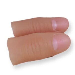 2 Movie Reel Soft Plastic Thumb Tip LARGE Size Fake Finger Prop Magic Trick 