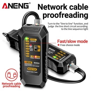 M469A Network Cable Tracker RJ45 RJ11 Networking Analyzer Multi LAN Cable Tester - Picture 1 of 14