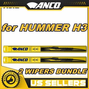 Direct Fit 40516-40517 OEM Quality ANCO Wiper Blade Set Pair for HUMMER H3 - Picture 1 of 9
