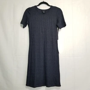Lumiere Strickmantelkleid anthrazit Gr. M Schimmer Stretch voll gefüttert Bodycon - Bild 1 von 12