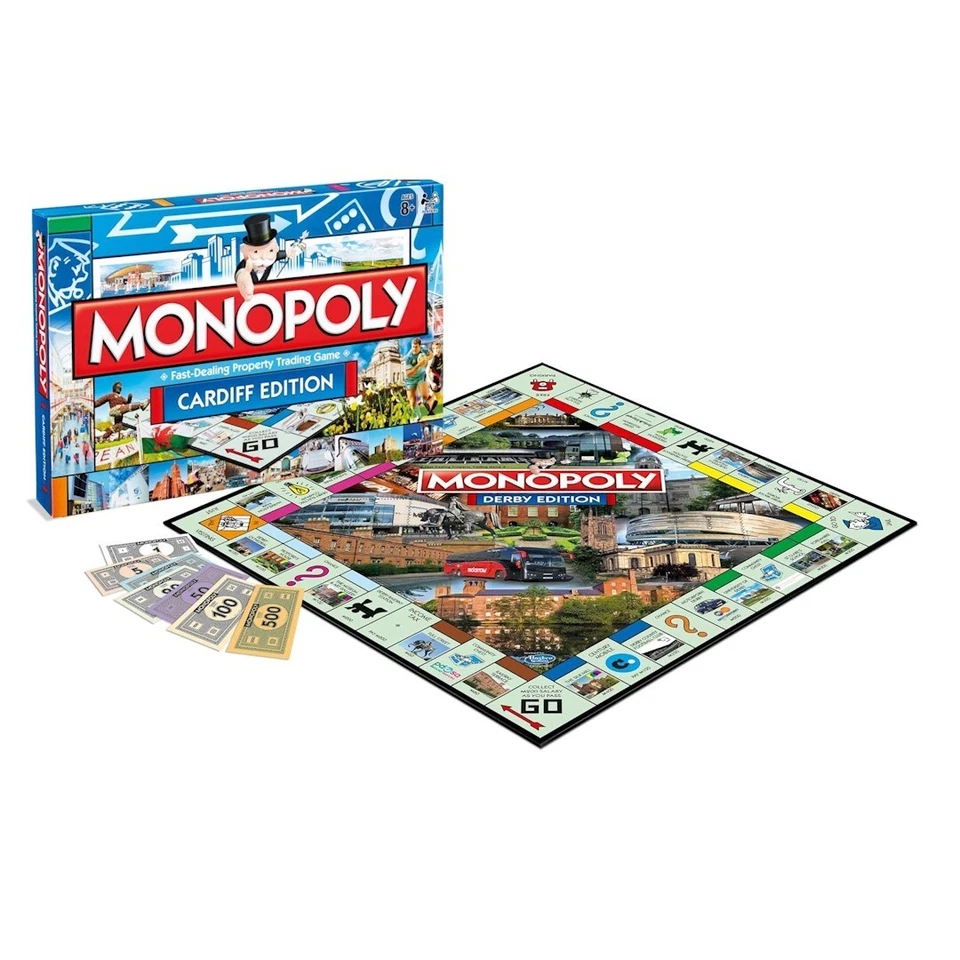 Winning Moves 28349 Derby Monopoly Board Game