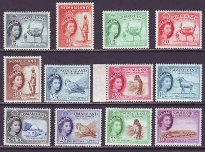 Somaliland 1953 SC 128-139 MH Set - Image 1 of 3