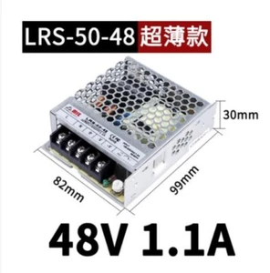 1PCS Meanwell LRS-50-48 50W 48V 1.1A switching power supply original brand new - Picture 1 of 1