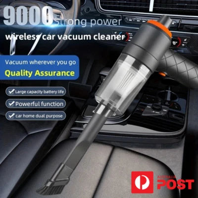 Cordless Handheld Vacuum Cleaner Set Car Air Duster Blower High Suction Portable - Image 1 of 4