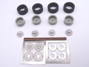 ALEZAN MODELS. 1/43 ACCESSORIES. SET OF 4 WHEELS BMW ALPINA WHEELS . - Picture 1 of 4