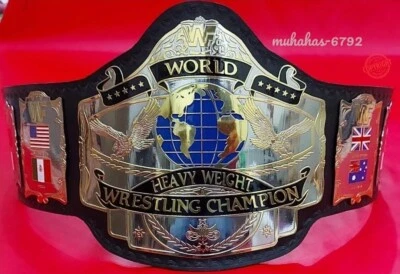 ANDRE 86 CAMPEONATO MUNDIAL DE LUCHA DE PESO PESADO Réplica Cinturón Tilde 2MM Latón Foto 1 de 4