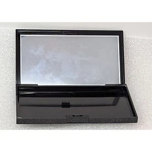 Elizabeth Arden Empty Makeup Mirror Compact Black Rectangular Case - Picture 1 of 3