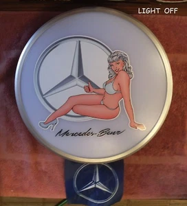 Mercedes Benz Actros (Bikini Girl) LED Bar Light Advert Sign... Man Cave Item!. - Picture 1 of 9