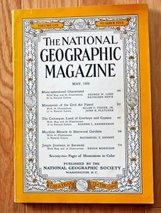 National Geographic mayo de 1956 Sherwood; Minutemen; Glacierland; Camarga; Sarawak - Imagen 1 de 9