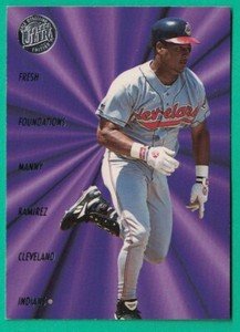 1996 Fleer Ultra Fresh Foundations #9 Manny Ramirez Cleveland Indians