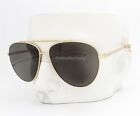 Chanel 4279B 395/3 Sunglasses Pale Gold Aviator with Crystals w/case