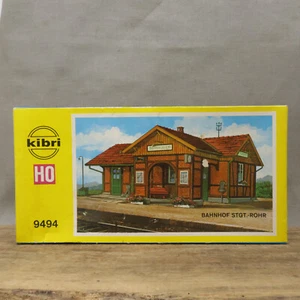 Vtg HO Scale Kibri 9494 Kit Bahnhof Stgt Rohr Train Station Partially Assembled - Picture 1 of 3