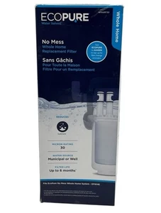 EcoPure WHARF30 No Mess Whole Home High Sediment Reducing Replacement Filter - Picture 1 of 10