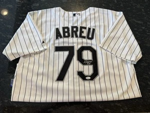 Jose Abreu Signed CUSTOM Chicago White Sox Jersey JSA Cert - Picture 1 of 3