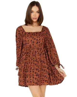 Jen's Pirate Booty Women's Floral Print Wildflower Iza Mini Dress - SF22-19 - Image 1 of 4