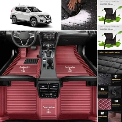 For Nissan X-Trail Car Floor Mats Carpets Cargo Liners Custom All Weather Foto 1 de 4