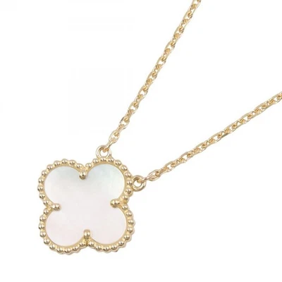 Collar Van Cleef & Arpels Vintage Alhambra Oro 18KYG Madreperla Usado Foto 1 de 4