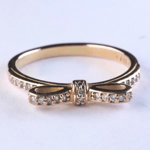 Original Pandora Ring 14K Rosévergoldet Doppelschleife CZ 180906CZ - Größe 54 - Bild 1 von 3