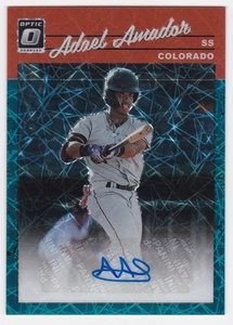 2023 Panini Donruss Optic Adael Amador Colorado Rockies Autograph Auto Card /15 - Picture 1 of 1