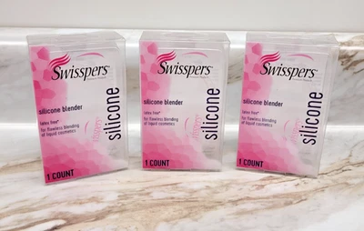 Paquete de 3 licuadoras de maquillaje de silicona Swisspers - sin látex - ENVÍO GRATUITO Foto 1 de 3