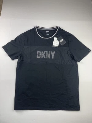 DKNY Graphic T-Shirt Crew Neck Short Sleeve Modern Logo Mens Size L - Image 1 of 4