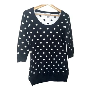 Polka Dot Sweater LARGE - Picture 1 of 3