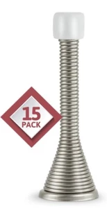 Paquete de 15 tapones de puerta Jack N' Drill 3,1 pulgadas resistente y tope de puerta flexible - Imagen 1 de 3