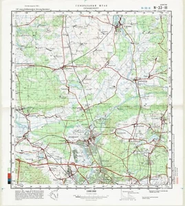 Russian Soviet Military Topographic Maps - ORANIENBURG (Germany), ed. 1987 - Picture 1 of 5
