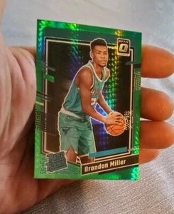 2023 Panini Donruss Optic Brandon Miller #219 Hyper Green, RC Rookie Card - Picture 1 of 6