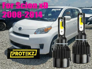 Kit de faros LED para Scion xD 2008-2014 H4/9003 blanco CREE bombillas haz alto/bajo - Imagen 1 de 10