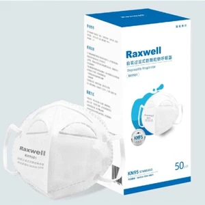 KN95 Face Mask Respirator Raxwell RX9501 Approved & Whitelisted BFE 99% 50 MASKS - Picture 1 of 10