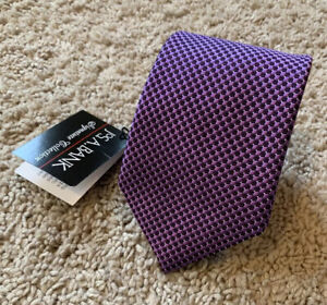 NWT Men’s Jos A Bank Purple Silk Geometric Print Tie ($79.50)