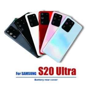 Back Case For Samsung Galaxy S20 Ultra Rear Glass Cover with Camera Lens HAU - Photo 1 sur 17