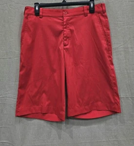 NIKE GOLF 10" Tour Performance Dri-Fit Stretch RED Golf Shorts Sz 30 - Picture 1 of 9