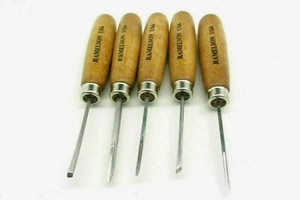 5pc Micro Miniature Wood Carving Tools Luthier Violin Set Ramelson USA 106H - Picture 1 of 6