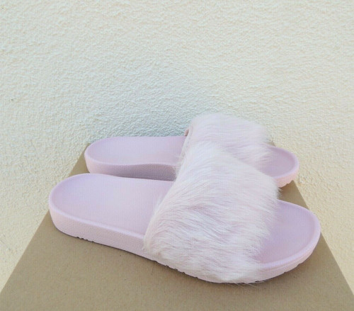 PANTOFOLE SLIDE UGG ROYALE ROSA CONCHIGLIA TOSCANA DONNA US 12 EURO 43 NUOVE CON SCATOLA