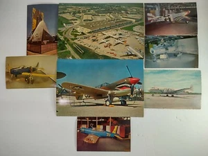 Lote De Colección 8 Postales de Aviones de Combate de la Fuerza Aérea de los Estados Unidos Wright Patterson A.F.B. Warhawk B3 - Imagen 1 de 3