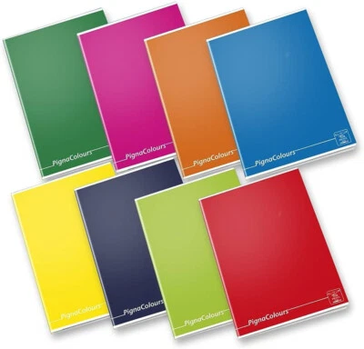 10 MAXI QUADERNI PIGNA COLOURS PER SCUOLA - COLORI ASSORTITI - Immagine 1 di 2