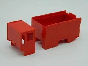 D102 HERPA cabina camion e struttura per Ziegler Z-Cab vigili del fuoco rosso non stampato NUOVO - Foto 1 di 4