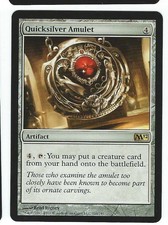 MTG QUICKSILVER AMULET M12 RARE ARTIFACT