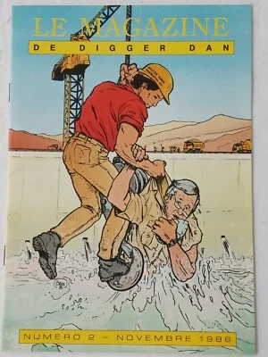 JOUSTRA DIGGER DAN Comic Book No. 2 November 1986 RARE French Diecast Toys Promo - Image 1 of 4