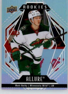 2022-23 Upper Deck Allure #114 Matt Boldy Minnesota Wild Rookie