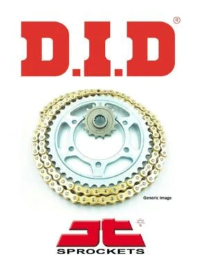 Kawasaki KLX400 R 2003 DID 520 ERT3 Gold Non O-Ring Chain & JT Sprocket Kit — 第 1/4 张图片