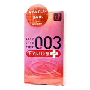 Okamoto 003 Hyaluronic Acid condoms Moisture lubricant 10PCS - Picture 1 of 8