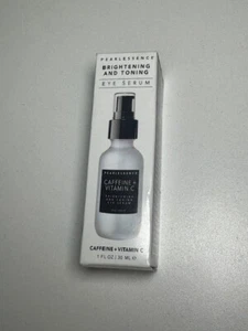Pearlessence Aufhellendes und straffendes Augenserum Koffein + Vitamin C 1 fl. Oz. Neu - Bild 1 von 5
